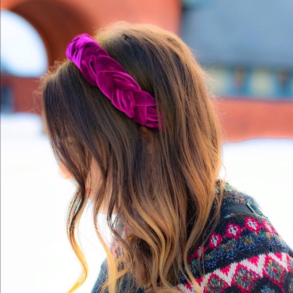Magenta & Blue Headbands - Picture 1 of 4